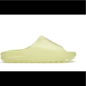 Yeezy slides glow green